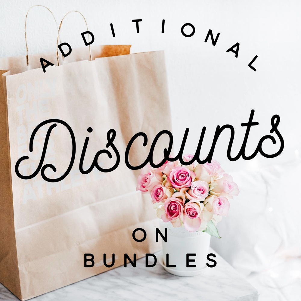 The more items you bundle, the larger the discount